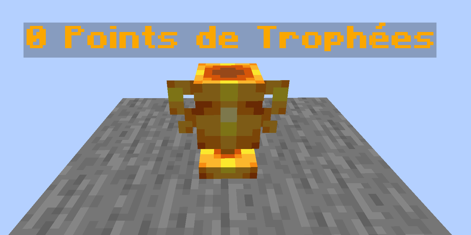 Screen du bloc trophée