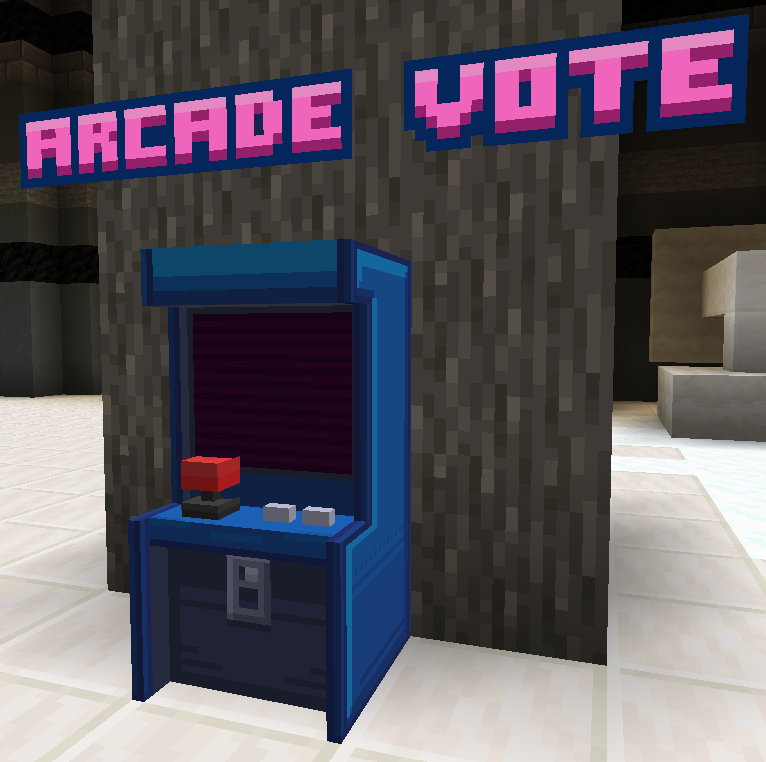 Screen d'une borne d'arcade vote